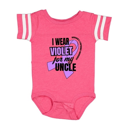 Inktastic I Wear Violet for My Uncle Hodgkins Lymphoma Awareness Gift Baby Boy or Baby Girl Bodysuit
Inktastic I Wear Violet for My Uncle Hodgkins Lymphoma Awareness Gift Baby Boy or Baby Girl Bodysuit