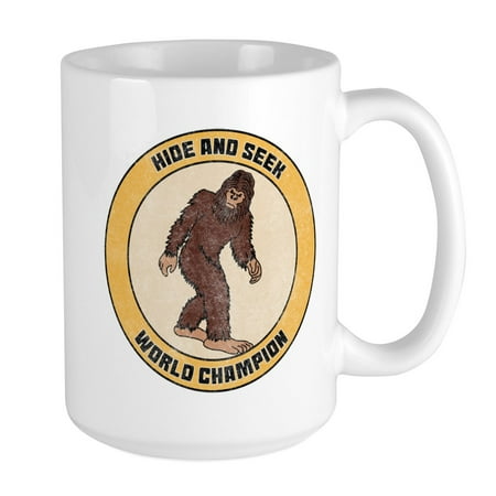 CafePress - Hide And Seek World Champ - 15 oz Ceramic Large Mug