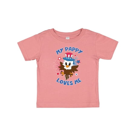Inktastic 4th of July My Pappy Loves Me Cute Patriotic Baby Eagle Gift Baby Boy or Baby Girl T-Shirt
Inktastic 4th of July My Pappy Loves Me Cute Patriotic Baby Eagle Gift Baby Boy or Baby Girl T-Shirt