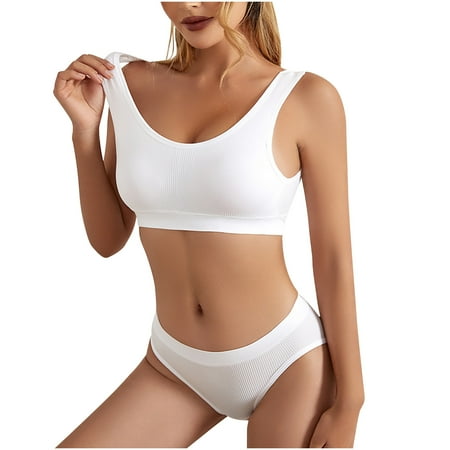 Idoravan Women Sets Clothing Clearance Womens Slim Fit Fitness Summe Sexy Camis Bra Top Solid Color Cover Sports Bra
Idoravan Women Sets Clothing Clearance Womens Slim Fit Fitness Summe Sexy Camis Bra Top Solid Color Cover Sports Bra