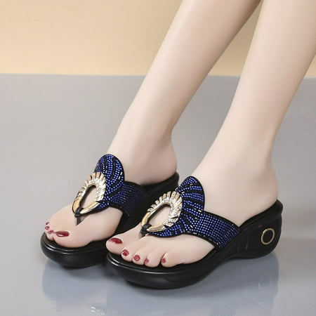 Christmas Women s Summer Rhinestones Non Slip Slip On Wedges Beach Open Toe Breathable Sandals Flip Flops Shoes
Christmas Women s Summer Rhinestones Non Slip Slip On Wedges Beach Open Toe Breathable Sandals Flip Flops Shoes