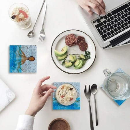 ZHANZZK Octopus Set of 8 Coaster for Drinks Absorbent Ceramic Stone Coasters Cup Mat with Cork Base for Home Kitchen Room Coffee Table Bar Decor
ZHANZZK Octopus Set of 8 Coaster for Drinks Absorbent Ceramic Stone Coasters Cup Mat with Cork Base for Home Kitchen Room Coffee Table Bar Decor