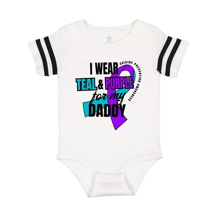 Inktastic Suicide Prevention I Wear Teal and Purple for My Daddy Gift Baby Boy or Baby Girl Bodysuit
Inktastic Suicide Prevention I Wear Teal and Purple for My Daddy Gift Baby Boy or Baby Girl Bodysuit