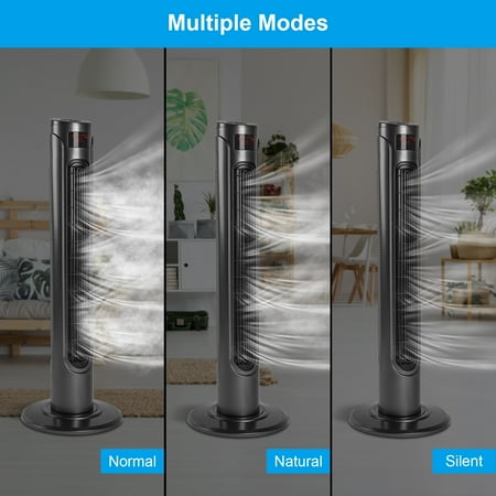 Ametoys Simple Deluxe 36 Inch High Efficiency Cooling Tower Fan with 3 Speed Settings and 15 Hour Timer 70 Degree Auto Oscillating with Remote Standing Fan for Bedroom Home Office Black White
Ametoys Simple Deluxe 36 Inch High Efficiency Cooling Tower Fan with 3 Speed Settings and 15 Hour Timer 70 Degree Auto Oscillating with Remote Standing Fan for Bedroom Home Office Black White