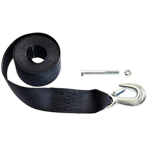 Dutton Lainson 24248 Winch Strap with Hook 6250 - Heavy Duty 25' Strap, 4000 lb.