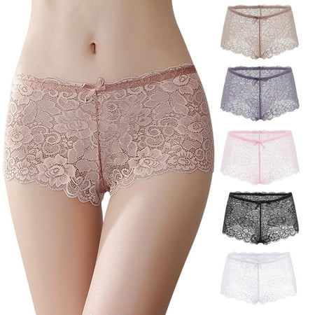 Briefs For Women Underwear 5PCs Women Ladies Sexy Ultra Soft Seamless Bikini Assorted Boxer Brief Lace Panties Underwear C XXL
Briefs For Women Underwear 5PCs Women Ladies Sexy Ultra Soft Seamless Bikini Assorted Boxer Brief Lace Panties Underwear C XXL
