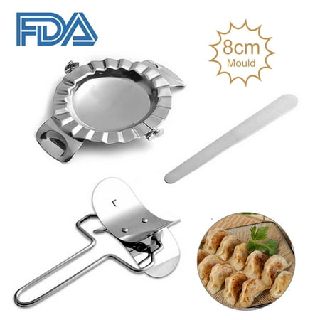 Andoer 3PCS Dumpling Maker Dumpling Mould Dough Press Stainless Steel for Pie Dumpling Ravioli Pot Sticker Kitchen Supplies
Andoer 3PCS Dumpling Maker Dumpling Mould Dough Press Stainless Steel for Pie Dumpling Ravioli Pot Sticker Kitchen Supplies