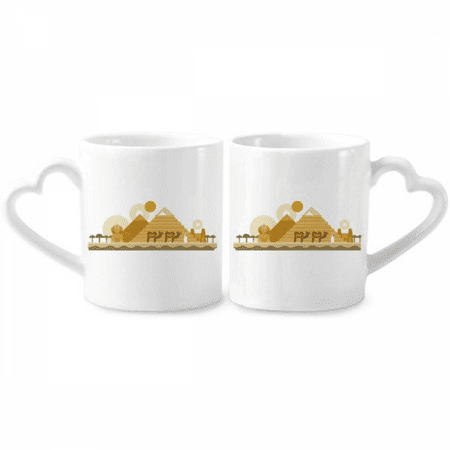 Egypt Yellow Green Sphinx Pyrads Camel Couple Porcelain Mug Set Cerac Lover Cup Heart Handle
Egypt Yellow Green Sphinx Pyrads Camel Couple Porcelain Mug Set Cerac Lover Cup Heart Handle