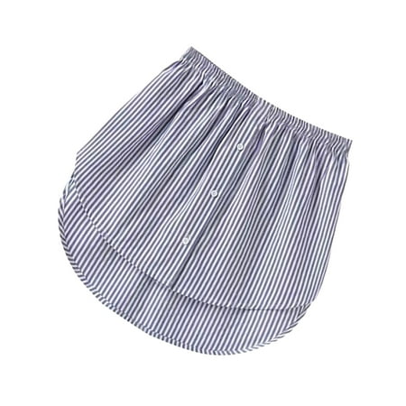 SerOnyiar Shirt Extenders False Tail Blouse Detachable Hemline Lower Adjustable Skirt Sweep Clothing Accessories Half-Length Hem blue white stripe M
SerOnyiar Shirt Extenders False Tail Blouse Detachable Hemline Lower Adjustable Skirt Sweep Clothing Accessories Half-Length Hem blue white stripe M