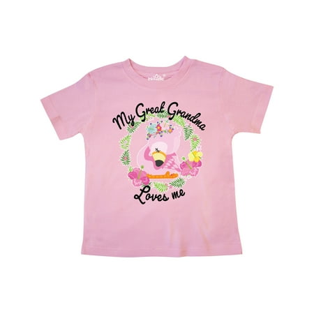 Inktastic Baby Flamingo My Great Grandma Loves Me with Flower Wreath Gift Toddler Boy or Toddler Girl T-Shirt
Inktastic Baby Flamingo My Great Grandma Loves Me with Flower Wreath Gift Toddler Boy or Toddler Girl T-Shirt