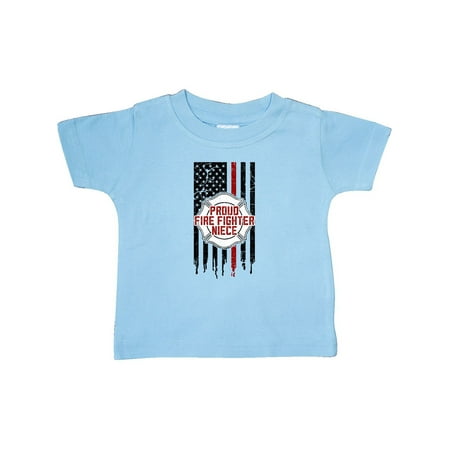 Inktastic Proud Firefighter Niece Gift Baby Girl T-Shirt 
Inktastic Proud Firefighter Niece Gift Baby Girl T-Shirt