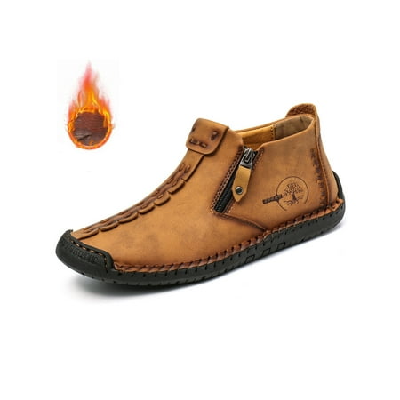 Lacyhop Men Dress Boots Zip Up Casual Bootie Round Toe Ankle Boot Driving Non Slip Booties Comfortable Mid Top Shoes Yellow Brown (With Lined) 7.5
Lacyhop Men Dress Boots Zip Up Casual Bootie Round Toe Ankle Boot Driving Non Slip Booties Comfortable Mid Top Shoes Yellow Brown (With Lined) 7.5