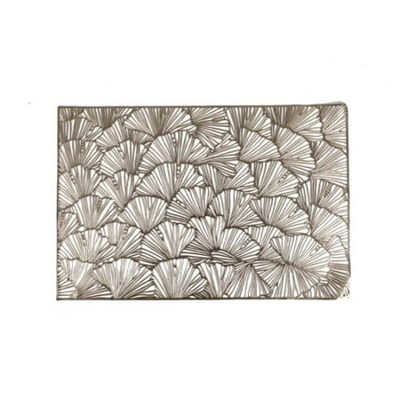 Wisremt Rectangle Gold Placemat Multifunctional Heat Insulation Stain-resistant Table Mat for Kitchen Decoration Christmas Table Center Ornament
Wisremt Rectangle Gold Placemat Multifunctional Heat Insulation Stain-resistant Table Mat for Kitchen Decoration Christmas Table Center Ornament