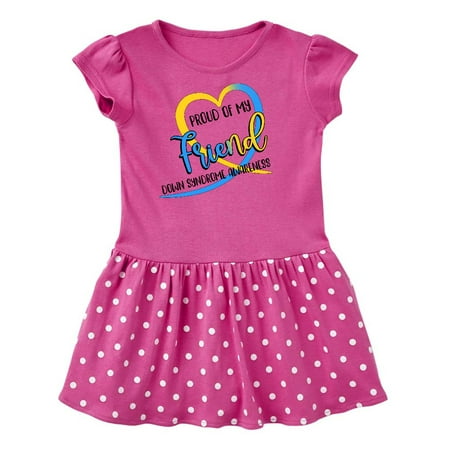 Inktastic Proud of my Friend Down Syndrome Awareness Heart Ribbon Gift Toddler Girl Dress
Inktastic Proud of my Friend Down Syndrome Awareness Heart Ribbon Gift Toddler Girl Dress