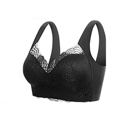 Women Daily Wireless Bra Large Bust Wire Free Adjustable Bras Christmas Thanksgiving Birthday Gift 2XL All Black
Women Daily Wireless Bra Large Bust Wire Free Adjustable Bras Christmas Thanksgiving Birthday Gift 2XL All Black