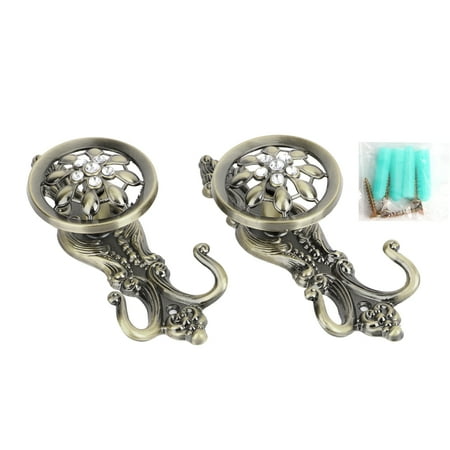 Dracceev 2Pcs Vintage Alloy Curtain Wall Hook High Quality Home Decor Hanger (Green Bronze)
Dracceev 2Pcs Vintage Alloy Curtain Wall Hook High Quality Home Decor Hanger (Green Bronze)