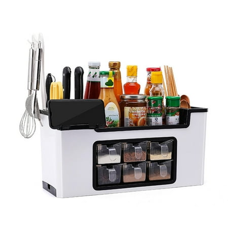fanshao Seasoning Bottle Storage Box Kitchen Knife Brush Jar Spoon Organizer Holder Case
fanshao Seasoning Bottle Storage Box Kitchen Knife Brush Jar Spoon Organizer Holder Case