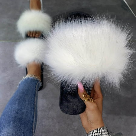 〖Yilirongyumm〗 White 37 Slippers For Women Color Slippers Casual Size Fashion Toe Flat Solid Plush Round Women s Large Women s Slipper
〖Yilirongyumm〗 White 37 Slippers For Women Color Slippers Casual Size Fashion Toe Flat Solid Plush Round Women s Large Women s Slipper