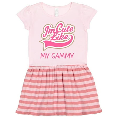 Inktastic Cute Like My Gammy Gift Toddler Girl Dress
