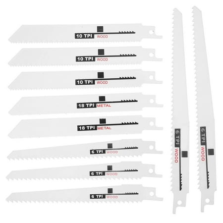 Reciprocating Saw Blade Wood Cutting Blades Hss Reciprocating Saw Blade Woodworking Tools 10Pcs Saw Blade HSS Reciprocating Wood Cutting Pruning Diverse Web For Carpentry Tool
Reciprocating Saw Blade Wood Cutting Blades Hss Reciprocating Saw Blade Woodworking Tools 10Pcs Saw Blade HSS Reciprocating Wood Cutting Pruning Diverse Web For Carpentry Tool