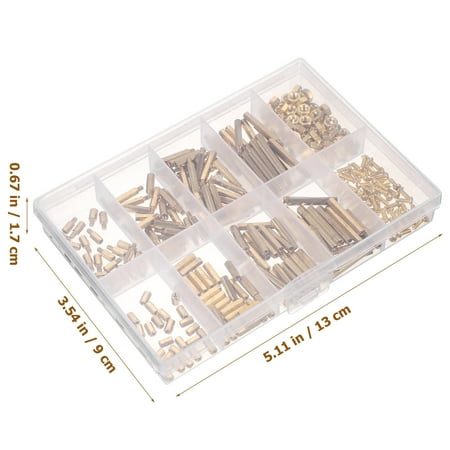 1 Set Motherboard Screw Assortment Spacer Standoff Screw Nut Pc Pillar Screw