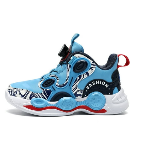 Boys Girls Basketball Shoes Cushioned Shock Absorption Comfy Athletic Running Shoes Outdoor Non Slip Walking Shoes For Children Kids Sneakers Spring And Summer
Boys Girls Basketball Shoes Cushioned Shock Absorption Comfy Athletic Running Shoes Outdoor Non Slip Walking Shoes For Children Kids Sneakers Spring And Summer