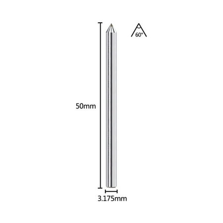 Diamond Engraving Bit 3.175mm Diamond Point Carving CNC Milling Cutter Tool
Diamond Engraving Bit 3.175mm Diamond Point Carving CNC Milling Cutter Tool