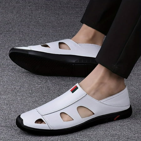 Men s Solid Breathable Anti-skid Stitching Casual Closed Toe Slip On Sandals Summer Beach Sandals For Outdoor
Men s Solid Breathable Anti-skid Stitching Casual Closed Toe Slip On Sandals Summer Beach Sandals For Outdoor