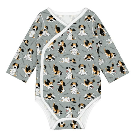 Matuu Funny Beagle Active Dog for Baby Long-Sleeve Bodysuit Soft Cotton Comfortable and Breathable Perfect for Newborns and Infants
Matuu Funny Beagle Active Dog for Baby Long-Sleeve Bodysuit Soft Cotton Comfortable and Breathable Perfect for Newborns and Infants