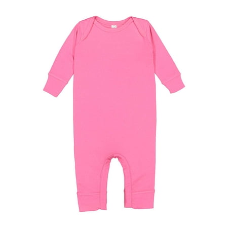 Rabbit Skins Infant Long Legged Baby Rib Bodysuit