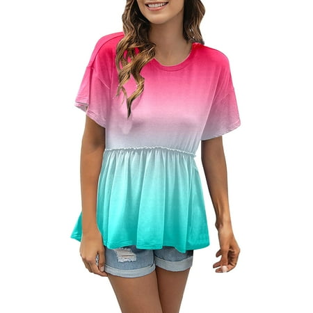 HSMQHJWE Graphic Under Scrub Women Long Sleeve Shirts Women Casual O Neck T Shirt Loose Top Ruffle Hem Gradient Print Short Sleeve Shirt Top Blouse Cool Fit Shirts Women
HSMQHJWE Graphic Under Scrub Women Long Sleeve Shirts Women Casual O Neck T Shirt Loose Top Ruffle Hem Gradient Print Short Sleeve Shirt Top Blouse Cool Fit Shirts Women