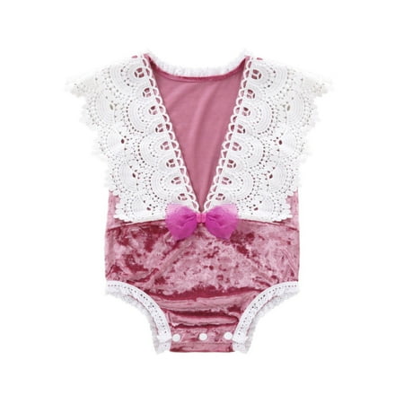 Infant Baby Girls Summer Sleeveless Creeper Suit Little Princess Lace Wrapped Jumpsuit Baby Triangle Romper
Infant Baby Girls Summer Sleeveless Creeper Suit Little Princess Lace Wrapped Jumpsuit Baby Triangle Romper