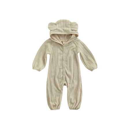 Newborn Infant Baby Girl Boy Hooded Romper Unisex Kid Knitted Jumpsuit Outfits Long Sleeve Playsuit
Newborn Infant Baby Girl Boy Hooded Romper Unisex Kid Knitted Jumpsuit Outfits Long Sleeve Playsuit