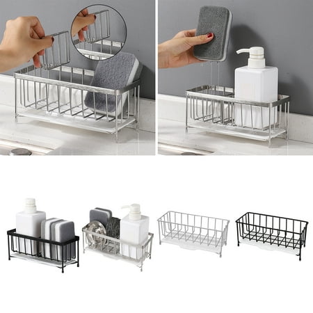 Citystores 1 Set Kitchen Sponge Shelf Hollow Out Waterproof Keep Dry 304 Stainless Steel Sink Countertop Wire Ball Dish Rag Drain Rack for Home Silver
Citystores 1 Set Kitchen Sponge Shelf Hollow Out Waterproof Keep Dry 304 Stainless Steel Sink Countertop Wire Ball Dish Rag Drain Rack for Home Silver