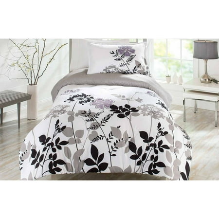 Better Homes and Gardens Comforter Set, Warm Plum Fauna
