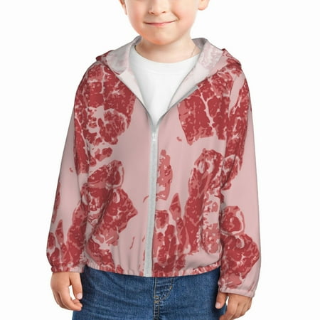 Lukts Red Meat Print Children s Long-Sleeved Sun Protection Clothing Hooded Sweatshirts for Boys and Girls Outdoor Sports-5 Years
Lukts Red Meat Print Children s Long-Sleeved Sun Protection Clothing Hooded Sweatshirts for Boys and Girls Outdoor Sports-5 Years