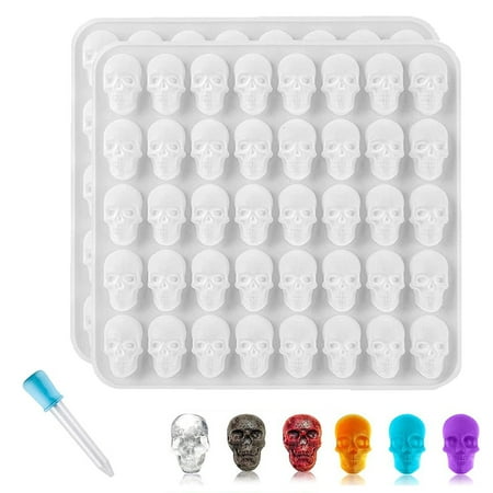 Skull Candy Mold | Silicone Ice Cube Mould Skull Shaped | Non-Stick Skull Silicone Molds with Dropper for Chocolate Candy Jelly Ice Cube Making
Skull Candy Mold | Silicone Ice Cube Mould Skull Shaped | Non-Stick Skull Silicone Molds with Dropper for Chocolate Candy Jelly Ice Cube Making