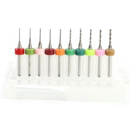 Tebru 10pcs 0.6-1.5mm Cemented Carbide Mini Micro Drill Bits for CNC PCB Print Circuit Board Carbide Drill Bits PCB Drill Bits
Tebru 10pcs 0.6-1.5mm Cemented Carbide Mini Micro Drill Bits for CNC PCB Print Circuit Board Carbide Drill Bits PCB Drill Bits