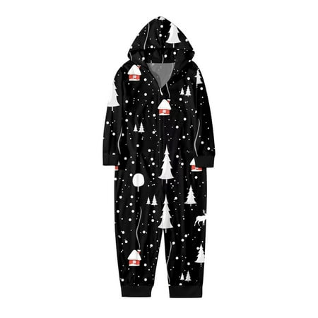 Xutthjh Kids Children Black Christmas Tree Printed Hooded Zipper Jumpsuit Family Outfit
Xutthjh Kids Children Black Christmas Tree Printed Hooded Zipper Jumpsuit Family Outfit