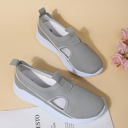 Aayomet White Sneakers for Women Shoes Comfortable Solid Color Womens Casual Mesh Sports Slip-On Women s Gray 9
Aayomet White Sneakers for Women Shoes Comfortable Solid Color Womens Casual Mesh Sports Slip-On Women s Gray 9