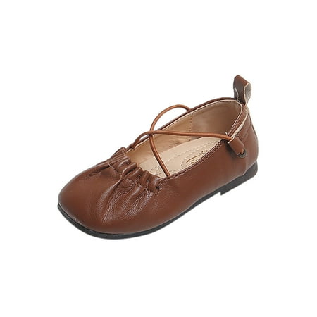 DNDKILG Toddler Baby Girl Boy Party School Wedding Leather First Walkers Shoes Flats Kids Dress Summer Crossed Strap Mary Jane Gold 18M-7Y 28
DNDKILG Toddler Baby Girl Boy Party School Wedding Leather First Walkers Shoes Flats Kids Dress Summer Crossed Strap Mary Jane Gold 18M-7Y 28