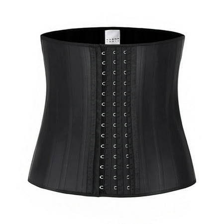 Wish Women 3 Hooks Latex Waist Trainer Corset Body Shaper Sports Training Cincher-Black(M) S2259
Wish Women 3 Hooks Latex Waist Trainer Corset Body Shaper Sports Training Cincher-Black(M) S2259
