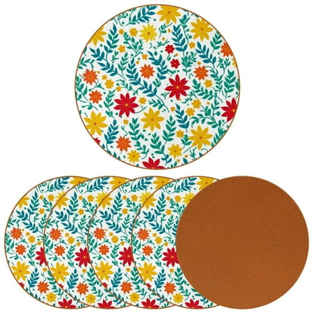 YZUOUZY Home Decor Coaster for Desk 6 Pcs Round Cool Coasters Floral Flowers
YZUOUZY Home Decor Coaster for Desk 6 Pcs Round Cool Coasters Floral Flowers