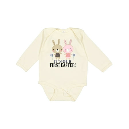 Inktastic Twins First Easter Boy Girl Gift Baby Boy or Baby Girl Long Sleeve Bodysuit
Inktastic Twins First Easter Boy Girl Gift Baby Boy or Baby Girl Long Sleeve Bodysuit