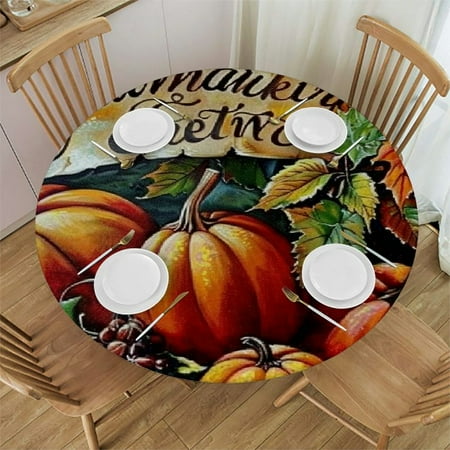 BCIIG Autumn Leaves Pumpkins Harvest Round Tablecloth Stain-Resistant Washable Polyester Fiber Outdoor Fitted Tablecloths Ideal for Restaurants Weddings Parties 38 -42
BCIIG Autumn Leaves Pumpkins Harvest Round Tablecloth Stain-Resistant Washable Polyester Fiber Outdoor Fitted Tablecloths Ideal for Restaurants Weddings Parties 38 -42