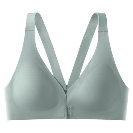 HEVIRGO 3/4 Cup V-Neck Beautiful Back Front Button Women Bra Seamless Push Up Thin Underwear
HEVIRGO 3/4 Cup V-Neck Beautiful Back Front Button Women Bra Seamless Push Up Thin Underwear