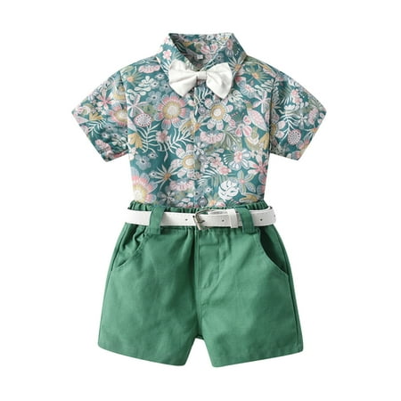 ZHAGHMIN Boy Summer Sets Toddler Boys Short Sleeve Floral Prints T Shirt Tops Shorts Child Kids Gentleman Outfits 4T Outfit Set Little Girls Tracksuit Set Baby Gift Bundle Boys Christmas Clot
ZHAGHMIN Boy Summer Sets Toddler Boys Short Sleeve Floral Prints T Shirt Tops Shorts Child Kids Gentleman Outfits 4T Outfit Set Little Girls Tracksuit Set Baby Gift Bundle Boys Christmas Clot