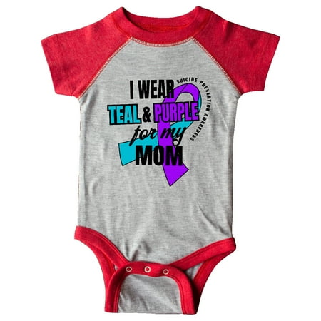 Inktastic Suicide Prevention I Wear Teal and Purple for My Mom Gift Baby Boy or Baby Girl Bodysuit
Inktastic Suicide Prevention I Wear Teal and Purple for My Mom Gift Baby Boy or Baby Girl Bodysuit