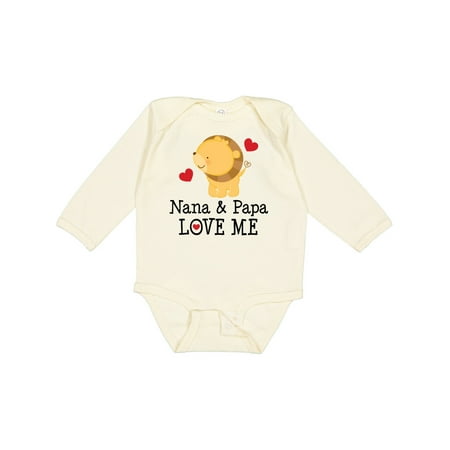 Inktastic Nana and Papa Love Me Grandparents Gift Baby Boy or Baby Girl Long Sleeve Bodysuit
Inktastic Nana and Papa Love Me Grandparents Gift Baby Boy or Baby Girl Long Sleeve Bodysuit