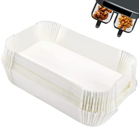 Fyjucpa 100pcs Air Fryer Paper Non-stick Square Parchment Paper Heat-resistant Roasting Pad Oil-proof and Water-proof Baking Liner Compatible with Ninja Dual Air Fryer
Fyjucpa 100pcs Air Fryer Paper Non-stick Square Parchment Paper Heat-resistant Roasting Pad Oil-proof and Water-proof Baking Liner Compatible with Ninja Dual Air Fryer